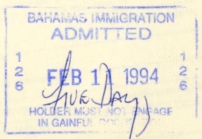 Bahamas stamp